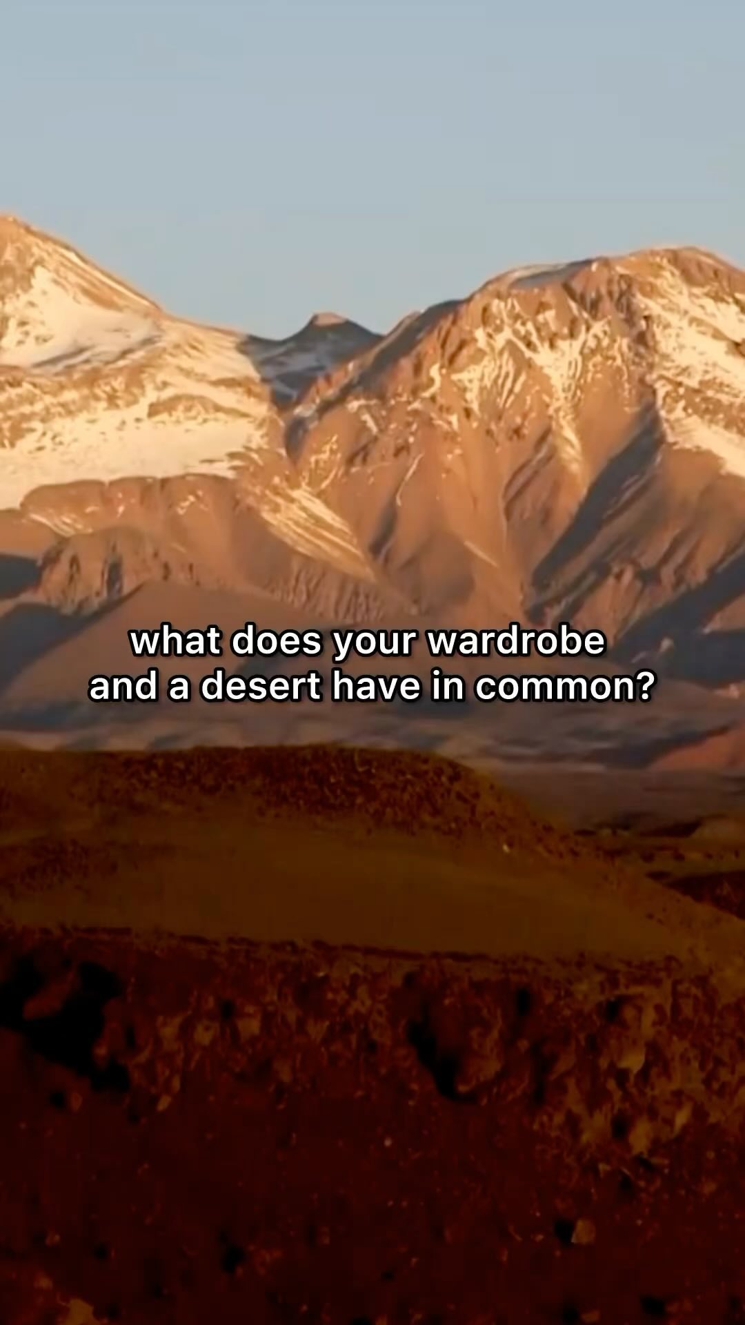 How did THAT happen!? 🤯⬇️
Where do all our clothes disappear to when we don’t want them anymore or when brands can’t sell them? 🧐
A majority of our clothing ends up dumped in remote places like deserts (this one is the Atacama Desert in Chile) or incinerated 🔥🔥
Or you know, sometimes they’re incinerated in a desert 🤷♀️ Just in case anyone comes looking 👀🤦♀️
Source: CGTN America “Chile’s Atacama Desert Transformed in a Discarded Clothing Graveyard”
⬆️⬆️ highly recommend watching on YT to learn more
Need ways to shop more sustainably? Get your ⭐️free⭐️ sustainable shopping checklist in my bio ♥️♥️
#sustainablefashion #fashion #chile #sustainability