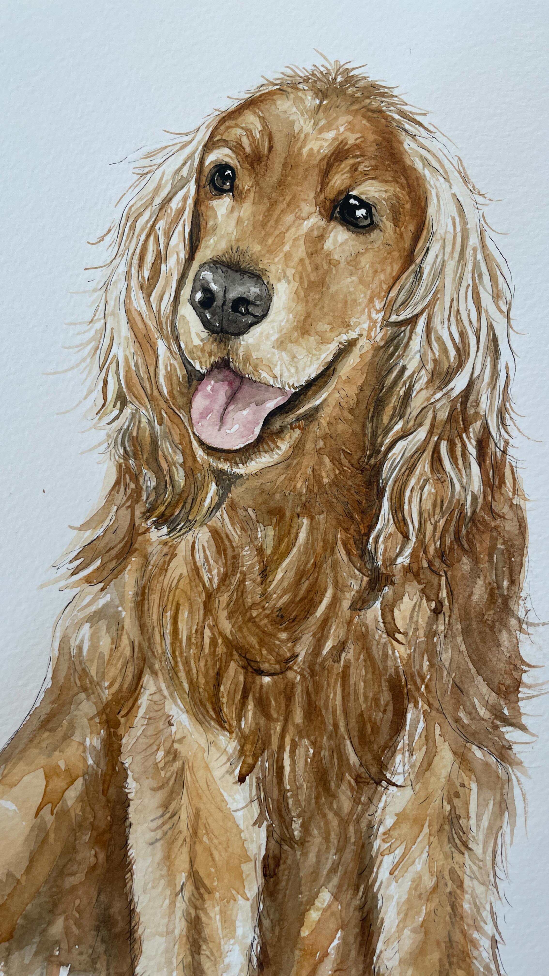 Benji has completely stolen my heart 🐾💖 What a handsome boy! 😍
I can’t wait to see him shine on Chloe and Lyle’s dance floor, printed a massive 2.5 meters tall!!🕺🪩
#pupportrait #dogsofinstagram #dogportrait #watercolor #watercolorwedding #weddingstationery #cockerspaniel #dancefloor #weddingcrest