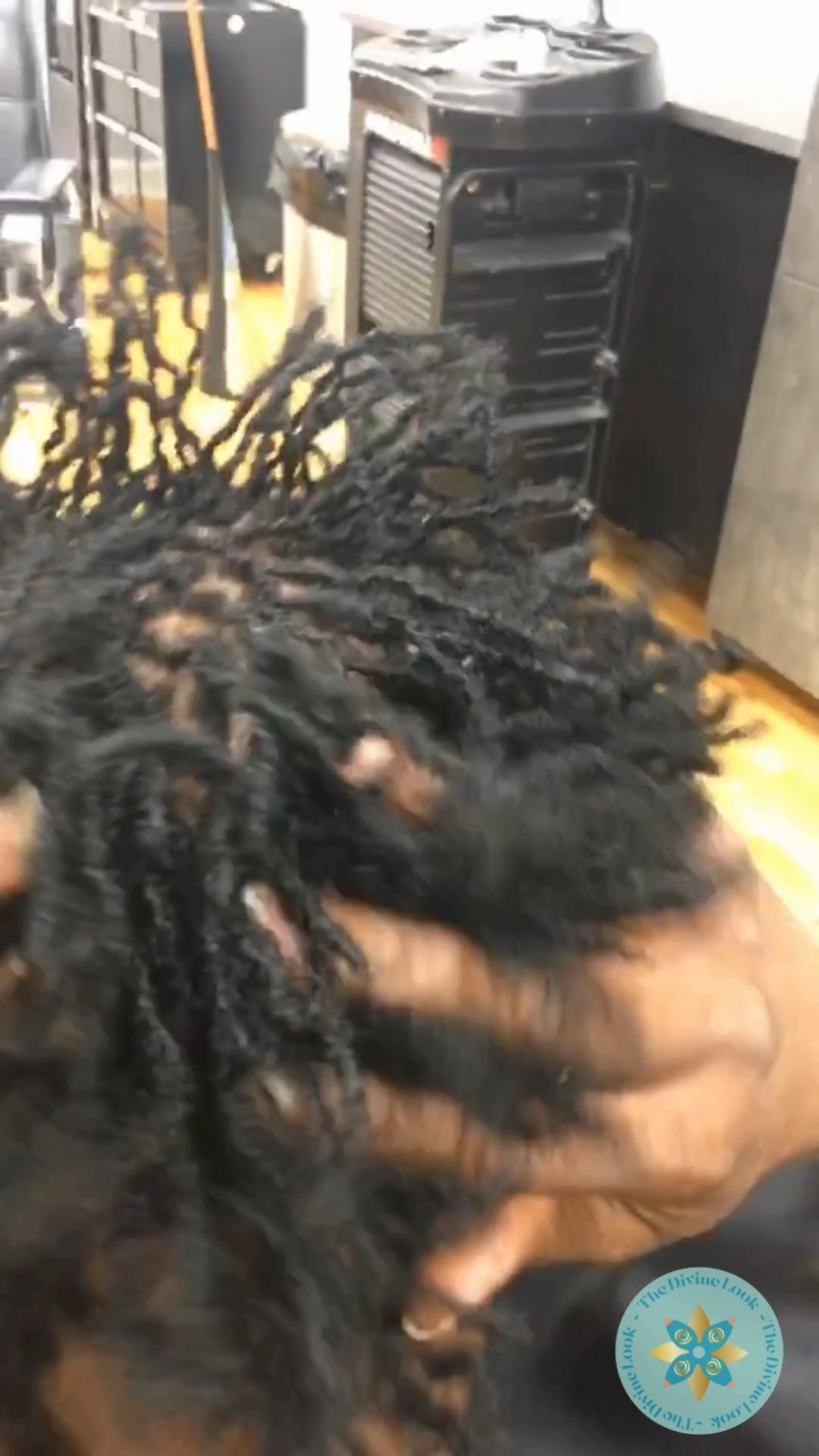 Feeling empowered and beautiful with my new locs. A big shoutout to the amazing team at #TheDivineLook for their unmatched skill and speed! 💇♀️ #LocJourney #NaturalHair