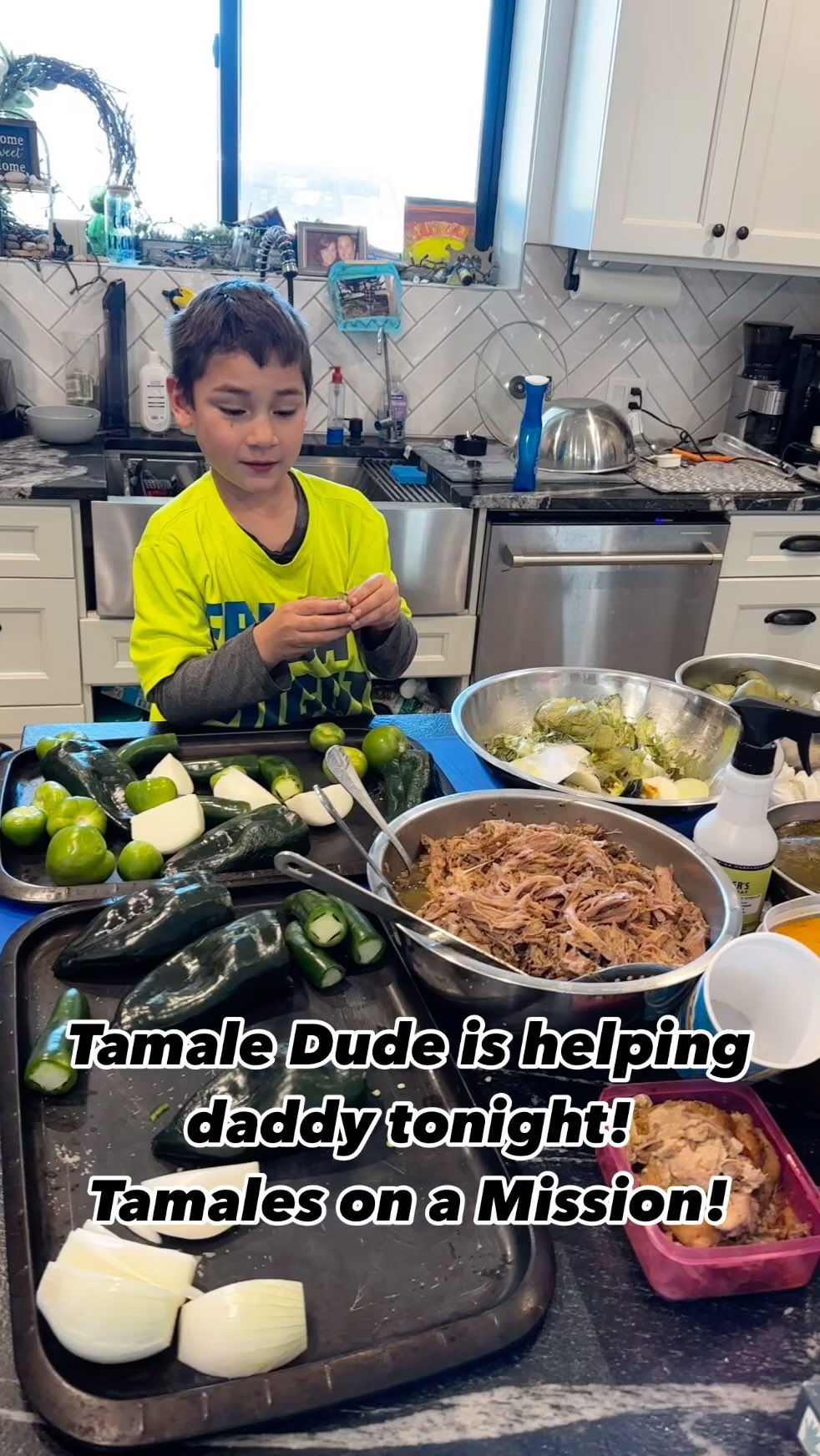 Tamale Dude is helping daddy tonight!
Tamales on a Mission!
#tamalesonamission #ranchogenesis2024 #tamales #collinsfamiliatamales