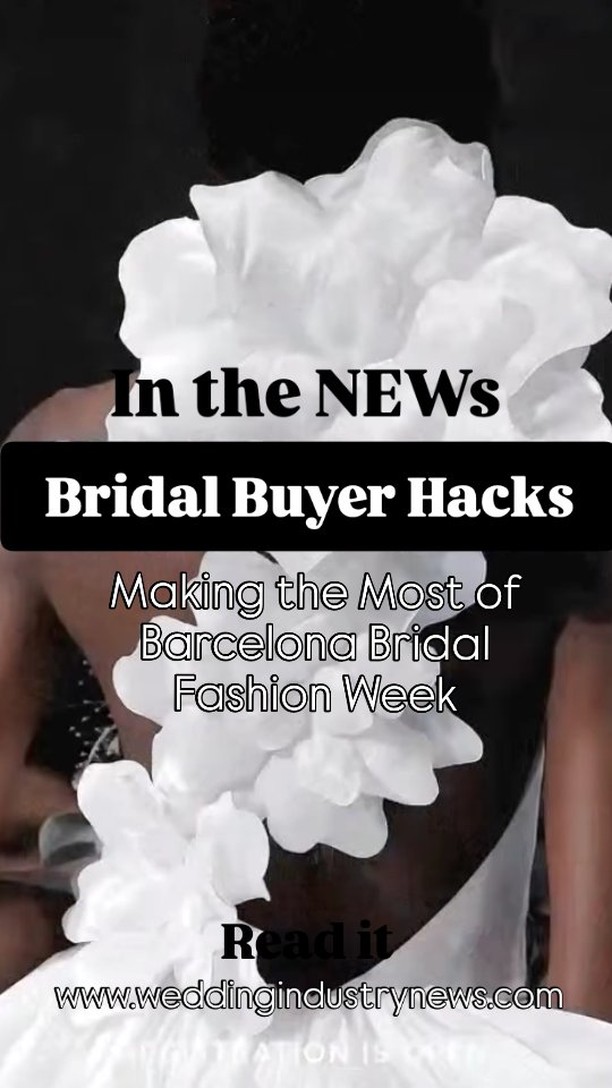 Whether you're a seasoned pro or attending @barcelonabridalfashionweek_ for the first time, these insider hacks will help you navigate the event like a boss and make smart, profitable buying decisions...
Head over to weddingindustrynews.com and I hope to see some of you there! 
Enjoy lovelies 😘 
#barcelonabridalweek #bbfw25 #weddingindustrynews
#bridalbuyinghacks #tradeshow