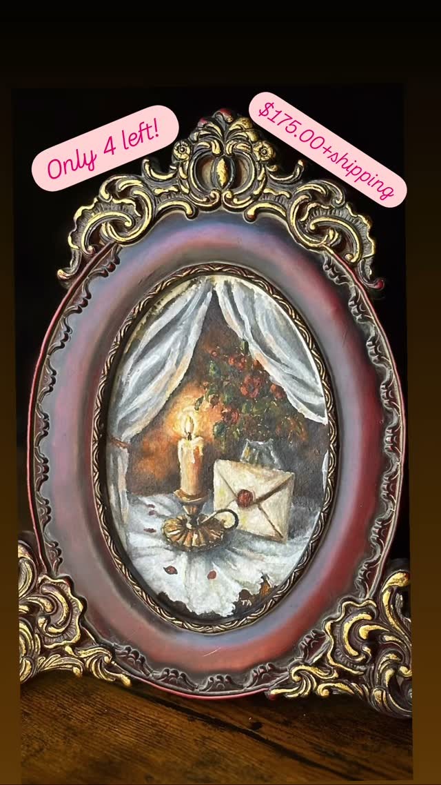 I only have four pieces left from yesterday’s curio collective. If you’re interested in a original piece from me, please get something while still available. ❤️ comment on the piece that you like and say claim or you can DM me.
Jesus bless you all!