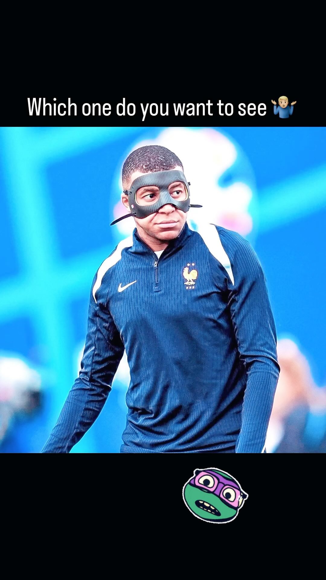 Which one do you want to see ?
#mbappe #ninjaturtles #mbappemask #reelitfeelit #viralsound