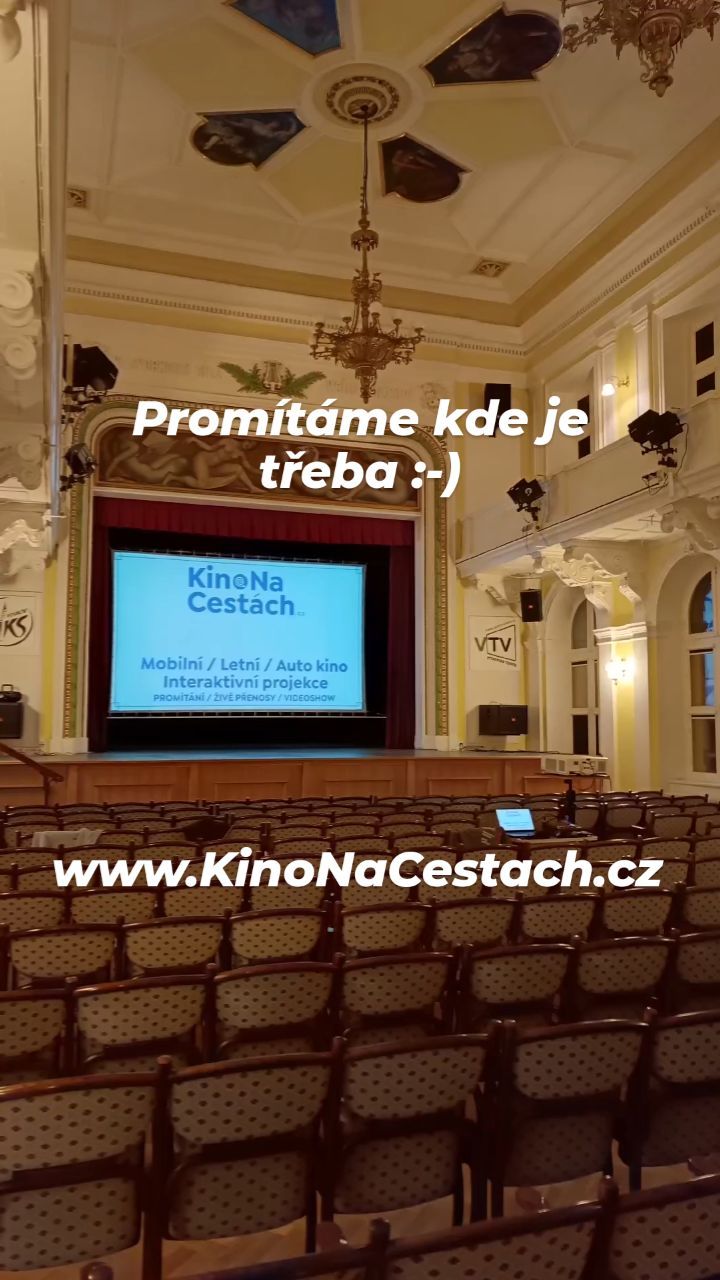 Příprava projekce v divadelním sálu Besedního domu ve Vyškově.
#KinoNaCestach #MobilniProjekce #PromitameVsude #ziveprenosy #onlineprenosy