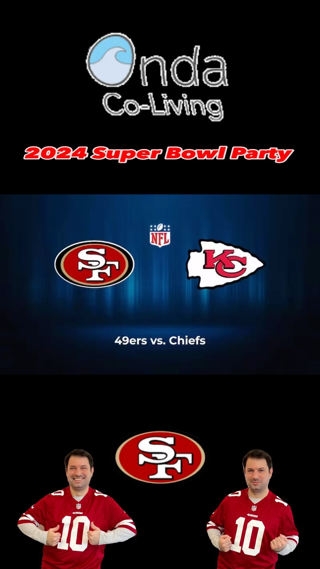 We had an amazing time during our 2024 Super Bowl potluck pre-game party.