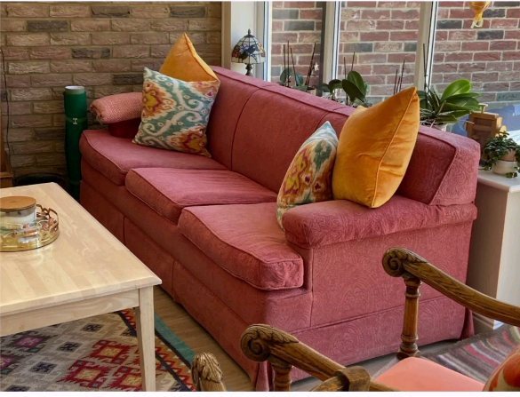 Sofa bed restoration ! #tuesday #2024 #home #interiordesign #interior #instagood #uk #repost