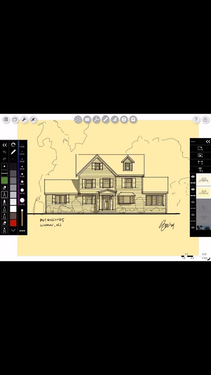 Sketchtime! #sketch #renovation #lindennj