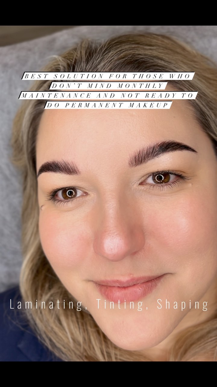 #bellevuewashington #bellevuelamination #tintedbrows #browshaping #downtownbellevue