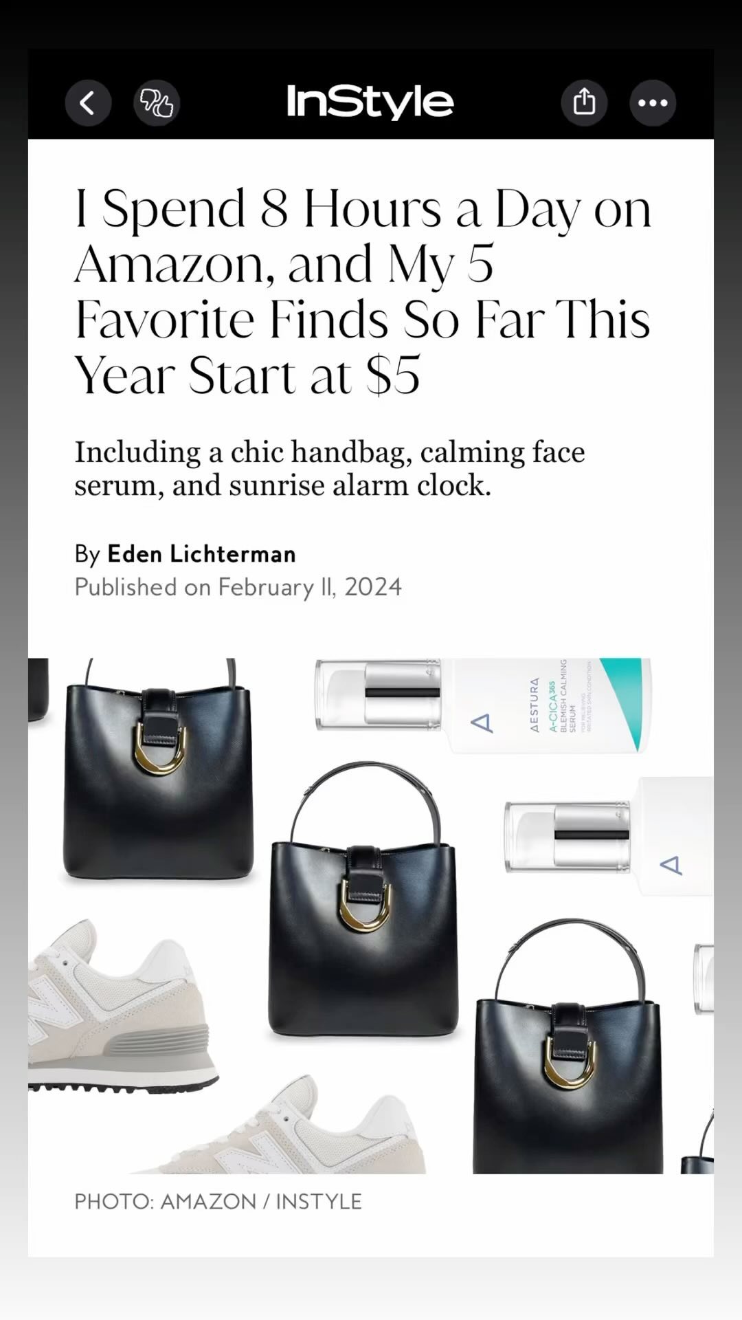 We are honored that The Mercer is one of @instylemagazine’s shopping editor’s favorite finds on Amazon! Thank you @eden_lichterman 😍 link in bio to shop and read the article