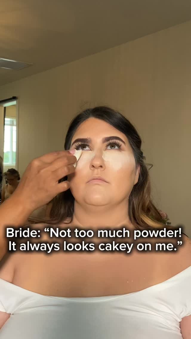 This is a makeup trauma response … don’t you worry! That’s not a Dare 2 Dream problem! I got you covered 😉
Bridal makeup should feel weightless, soft, & long-lasting! NEVER CAKEY 💯
Keywords: bridal makeup tampa, makeup artist, tampa MUA, Tampa makeup artist, Florida makeup artist, makeup artist, bridal makeup, wedding makeup, soft glam