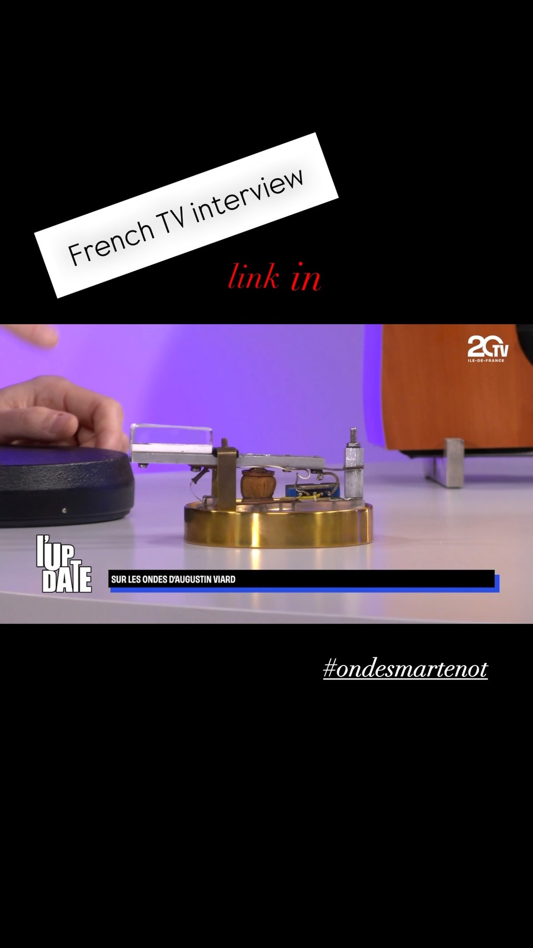 French TV interview!
Many thanks to @20minutestv and @olivier_quemener for the invitation!
Full interview here:
https://www.20minutes.tv/video/sur-les-ondes-d-augustin-viard/
#ondesmartenot #martenot #soundtrack #electronicmusic #20minutes #television #interview #vintage #music #instrument