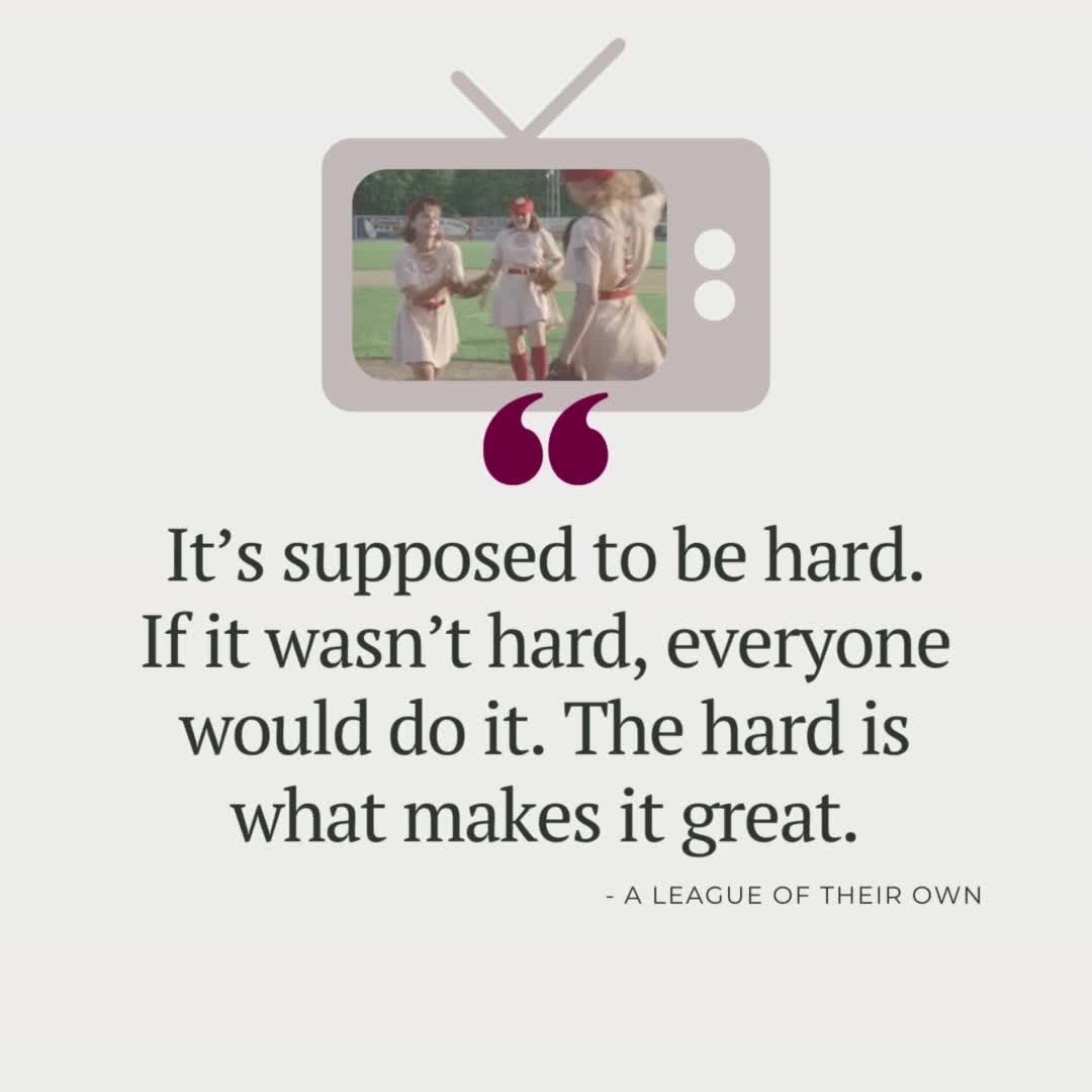 As the lone female in our very baseball family, "A League of Their Own" holds a special place in my heart—it's one of my all-time favorite movies. And amidst the iconic scenes and memorable lines, one quote stands out as a powerful reminder for entrepreneurs:
"It's supposed to be hard. If it wasn't hard, everyone would do it. The hard is what makes it great." 🎬
This quote resonates deeply with the entrepreneurial journey, but let's clarify something: there's a difference between "hard" as in difficult and "hard" as in challenging.
💡 Difficult vs. Challenging: Difficult tasks can feel overwhelming and draining, while challenging tasks inspire growth and innovation. Embracing challenges pushes us to stretch beyond our comfort zones and unlock our full potential.
🤝 The Power of Support: While facing challenges alone may seem noble, seeking support can be a game-changer. Surrounding ourselves with a supportive community and seeking guidance from mentors and coaches can provide invaluable insights and encouragement along the way.
So, let's reframe our mindset: Instead of fearing the hard, let's embrace the challenge. Let's recognize that it's the hurdles we overcome that lead to greatness. And let's remember that seeking support isn't a sign of weakness—it's a smart business decision that can propel us towards success.
Together, let's turn the hard into the great. 💪✨
#womenownedbusiness #femaleentrepreneur #femaleentrepreneurs #solopreneur #mompreneursinbusiness #momtrepreneur #smallbusinessowners #worklifebalance #womanempowerment #womensupportingwomen