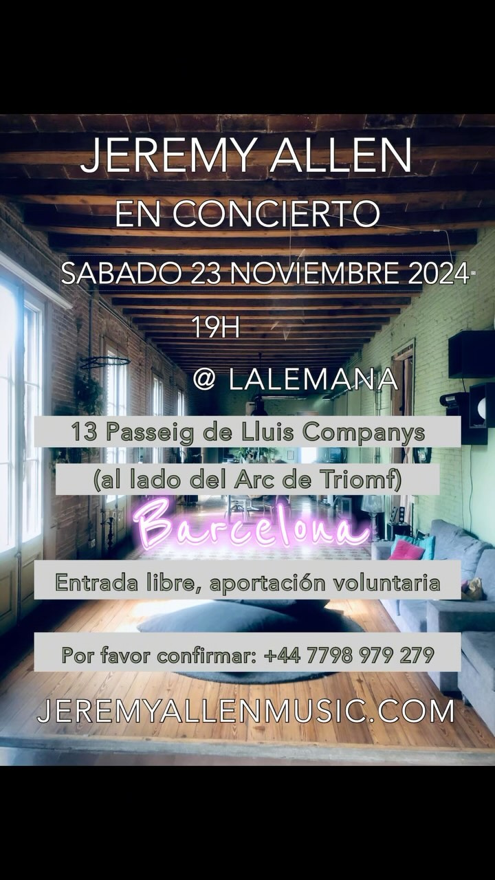 #barcelona #eventsbarcelona #barcelonalovers #barcelonainspira #barcelonamusica #barcelonamusic #barcelonamusicscene #barcelonaevents #barcelonamusicevents #barcelonamusician #newmusicartist #upcomingartists #upandcomingartist #newmusicalert #musician #musicianlifestyle #musicianlife #musicvideo #newradiostar #viralartist #showlove❤️ #spiritual #spiritualgrowth #spiritualmusic #favouriteartist #selflovejourney #lovemusic #awakening #awakethesoul