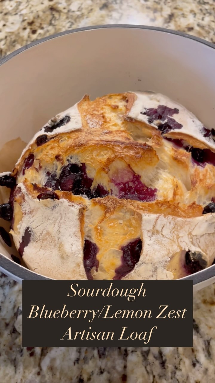 The sweet and tangy combo you never knew you needed 🫐✨ This Blueberry Lemon Zest Artisan Loaf makes the PERFECT quick breakfast - pop it in the toaster, spread with butter, and just like that, blueberry bliss for the morning 🫐🍋
Order today, link in bio!
#sourdough #homemadebread #sourdoughbread #blueberrybread #blueberrylemon #homebakery #homemade #sourdoughbaking
