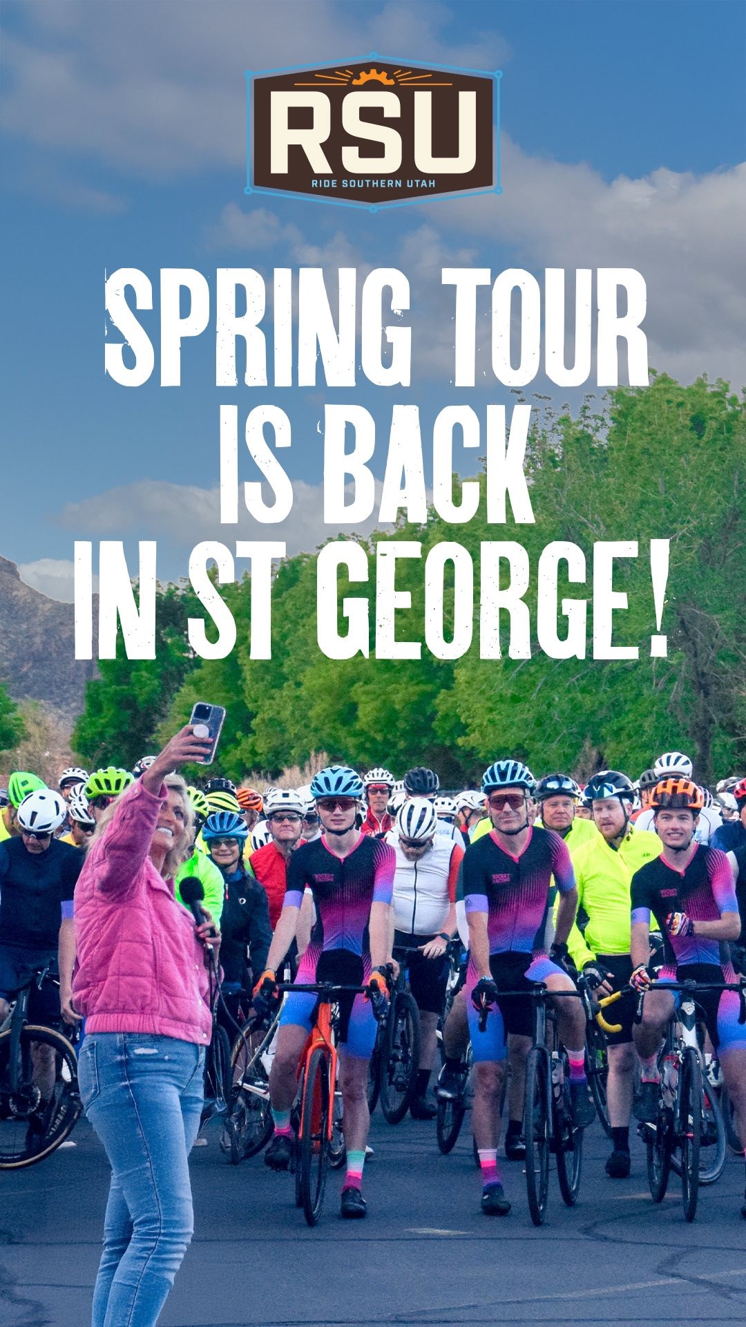 ☀️Spring Tour is back in St. George! ☀️
Register soon, rider numbers are capped.
Information and map links in BIO
Advance registration guarantees shirt size selection.
#UtahCycling #RoadCyclingUtah #ExploreUtah #UtahBiking #CyclingAdventures #UtahOutdoors #RoadBikeLife #WasatchCycling #UtahSports #BikeUtah #RideSouthernUtah