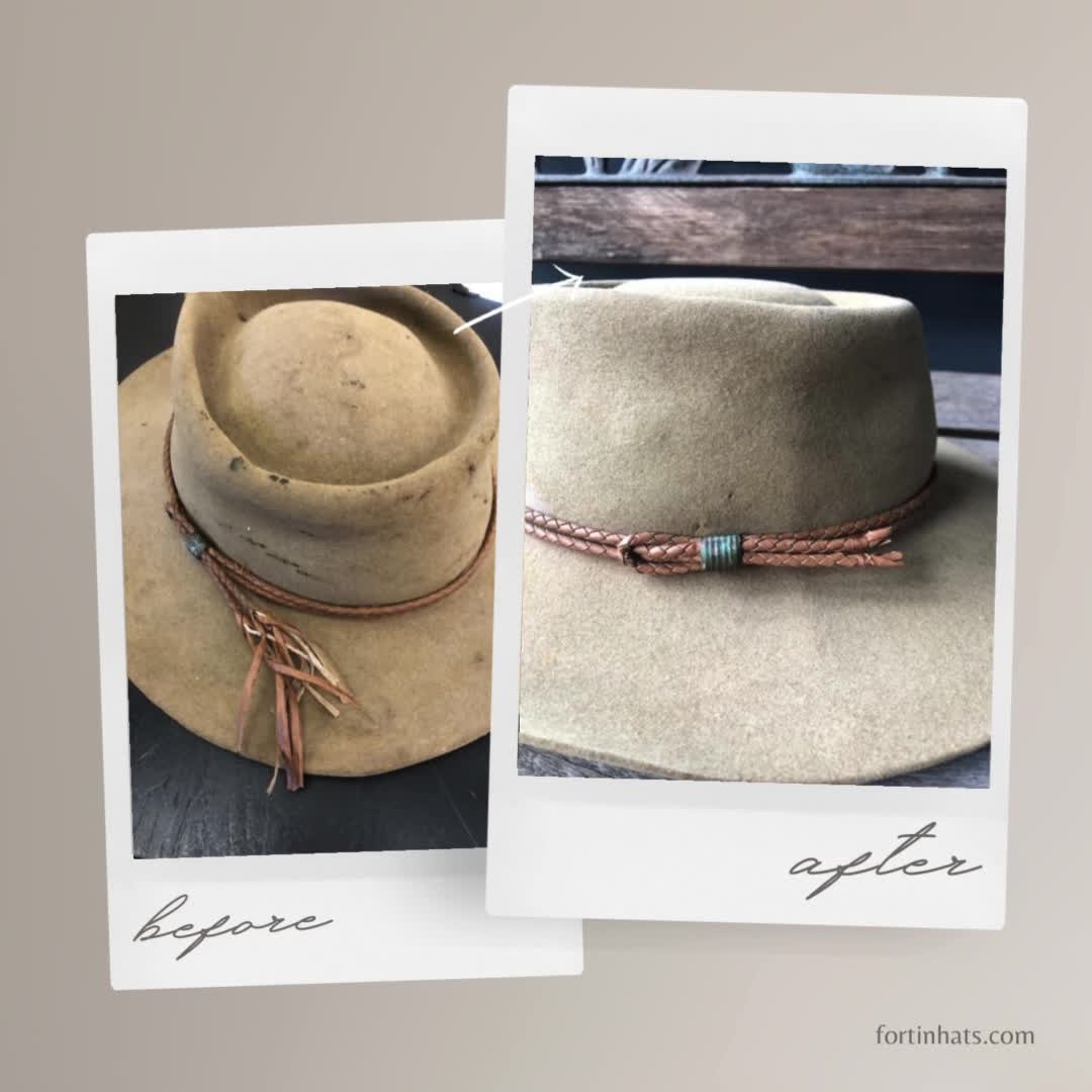 New isn’t always better! After exploring replacement options, the owner chose to restore the original band of this hat instead. The metal hardware boasts a beautiful patina, showcasing the hat’s rich history and timeless character.
It’s wonderful to see how preserving these details adds so much to its unique charm.
#HatRestoration #TimelessElegance #PatinaPerfection #Craftsmanship #SustainableStyle #HatsWhatImTalkingAbout