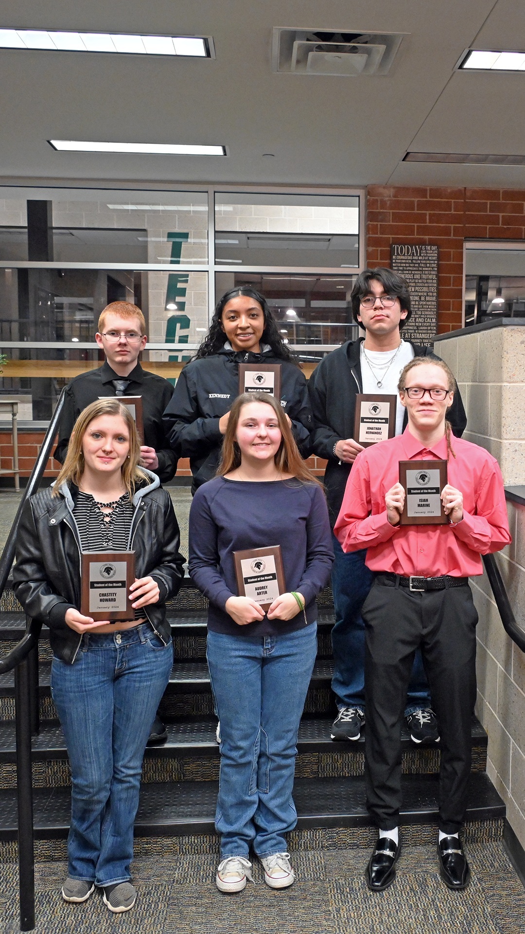 Congratulations to our students of the month for January!
⭐️Audrey Arter
⭐️Jonathan Hernandez
⭐️Chastity Howard
⭐️Naige' Kennedy
⭐️Isiah Marine
⭐️Ryan Stevenson
We recognized these students by presenting them with plaques and debuting this video during last night's Joint Operating Committee meeting. #YorkTechProud