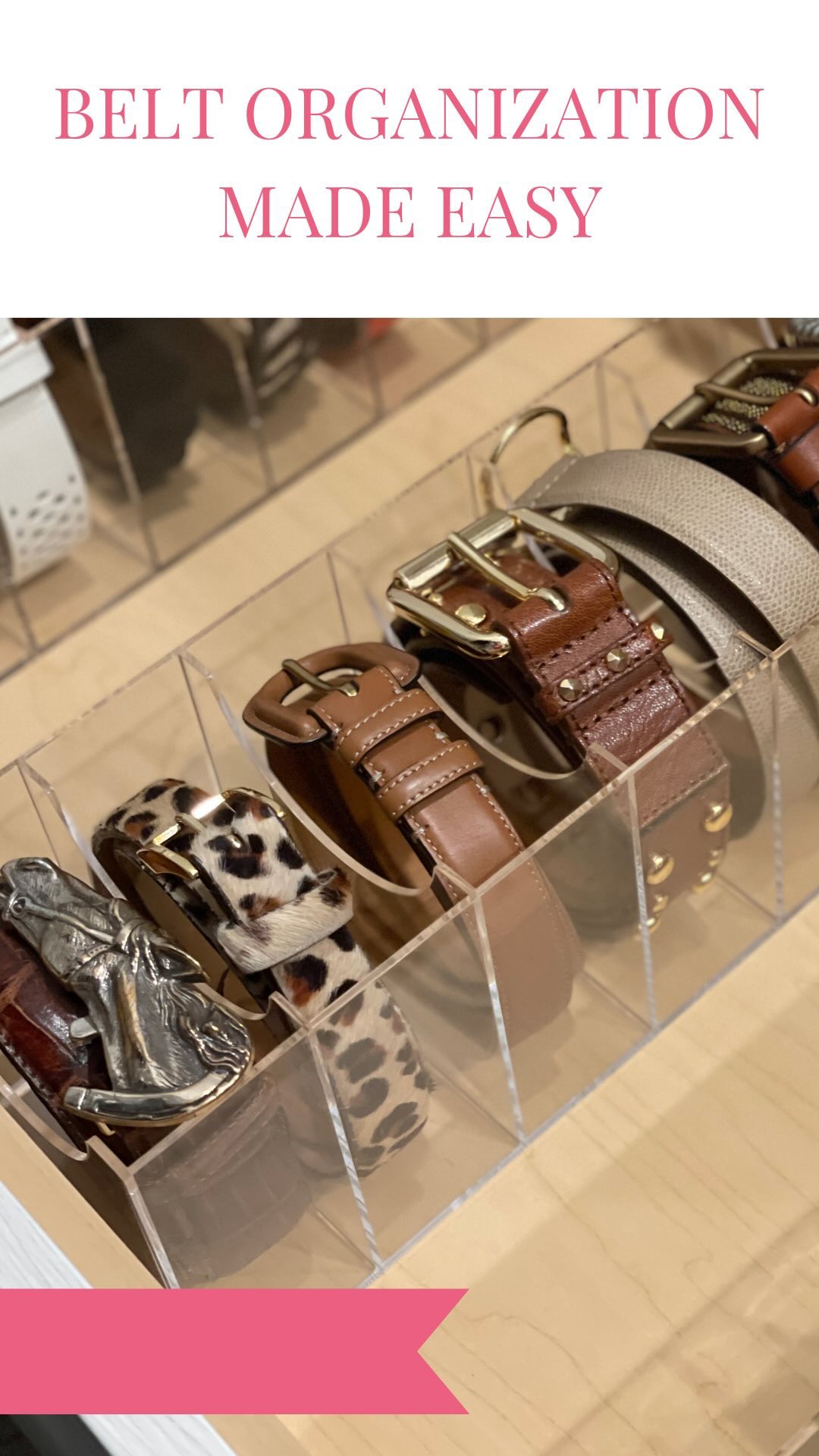 Easily organize your belt collection, ensuring theyāre snug as a bug in a rug!
šComment āBeltā below and Iāll send the link to your DMs!
OR
āØšHead to my Amazon Storefront (link in bio) for this and other great organizing products that we regularly use for our clients!
Hereās the deets š
⨠Acrylic
⨠7 compartments
⨠2.2 inch sections
⨠ā Overall deminsions - 5.2 x 15.6 x 5
Also great for ties (do people still wear those?), watches and other accessories.
#primarycloset #organizedcloset #closetorganization #closetorganizationideas #gettingorganized #loveyourspace #organizingtips #getorganized #homeorganization #organizedhome #declutteryourlife #clutterfree #homeorganizingtips #tidyhousetidymind #declutteringtips #smallspacesquad #stayorganized #professionalorganizer #professionalorganizers #tidyup #howyouhome #thecontainerstore #lexingtonkyorganizer #sharethelex #closetinspo #organizationtips #organizingtipsandtricks