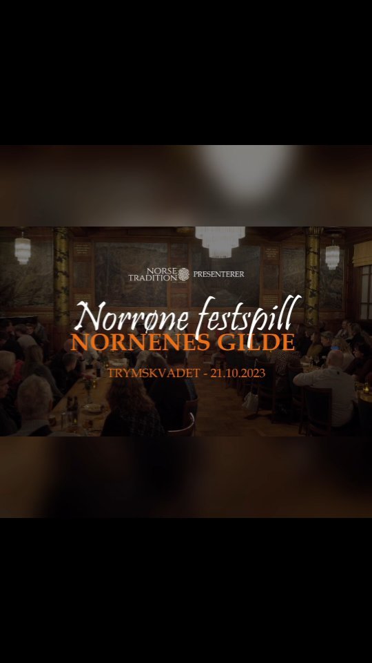 Please enjoy a short clip from our evening event 'Norrøne festpill, Nornenes Gilde - Trymskvadet' the 21.10.23. This evening event is an interactive theatrical play of 'Trymskvadet' - you know that one where Thor loses his hammer and ends up killing a bunch of giants. He might also have had to wear a wedding dress at some point but, for the sake of good weather we don't really speak about that part. We are looking forward to future events like this and hope to see you there!
#thor #thorragnarok #trymskvadet #theatre #interactivetheatre #vikinghistoryandculture #norseculturalheritage #norsetradition #norwegiantraditions #protoindoeuropean #oldnorsefest #norsefeast