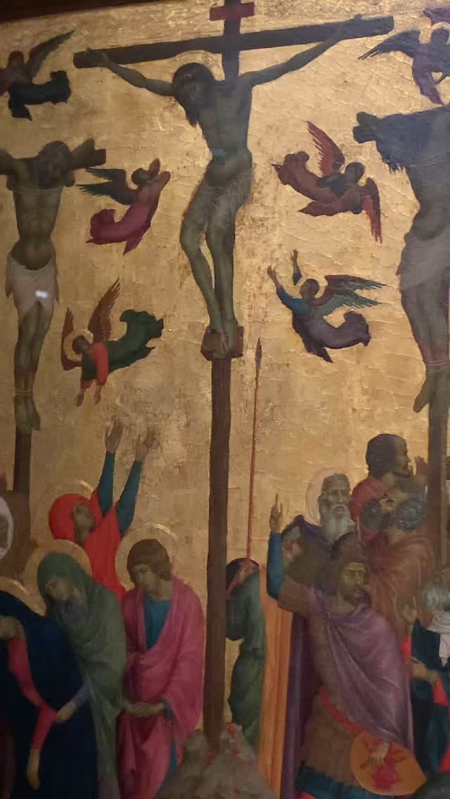 Siena, The Rise of Painting en la @nationalgallery. Siena, en la primera mitad del siglo XIV, rivalizando con Florencia, fue cuna de artistas que empiezan a cambiar nuestra manera del ver las cosas. Aquí empieza la modernidad.