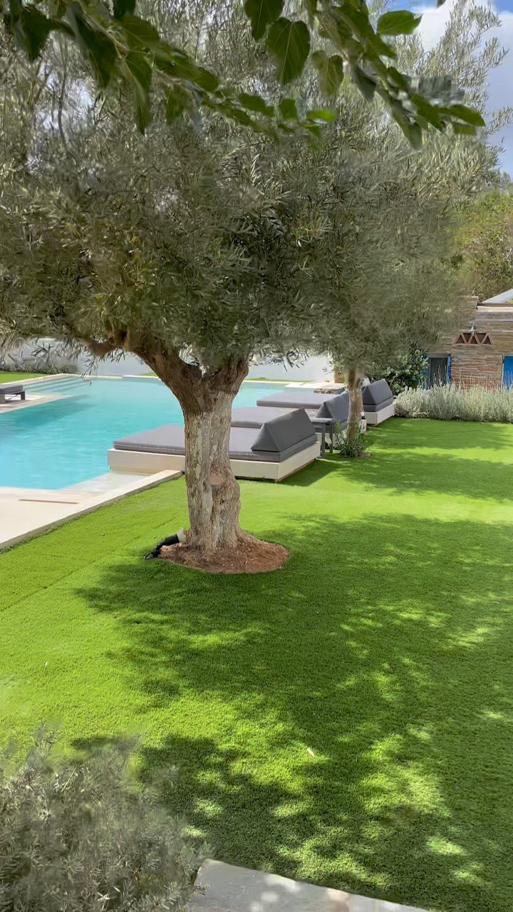 Summer breeze by the brand new pool 💦☀️