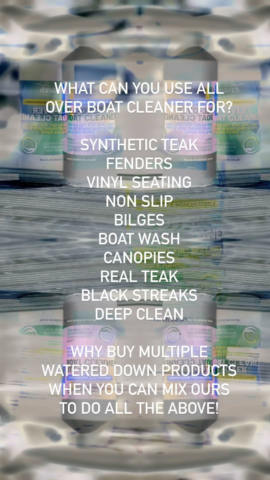 Single product - multiple uses!
#biodegradable #enviromentallyfriendly #cleaningproducts #ensearch #usedbyprofessionals