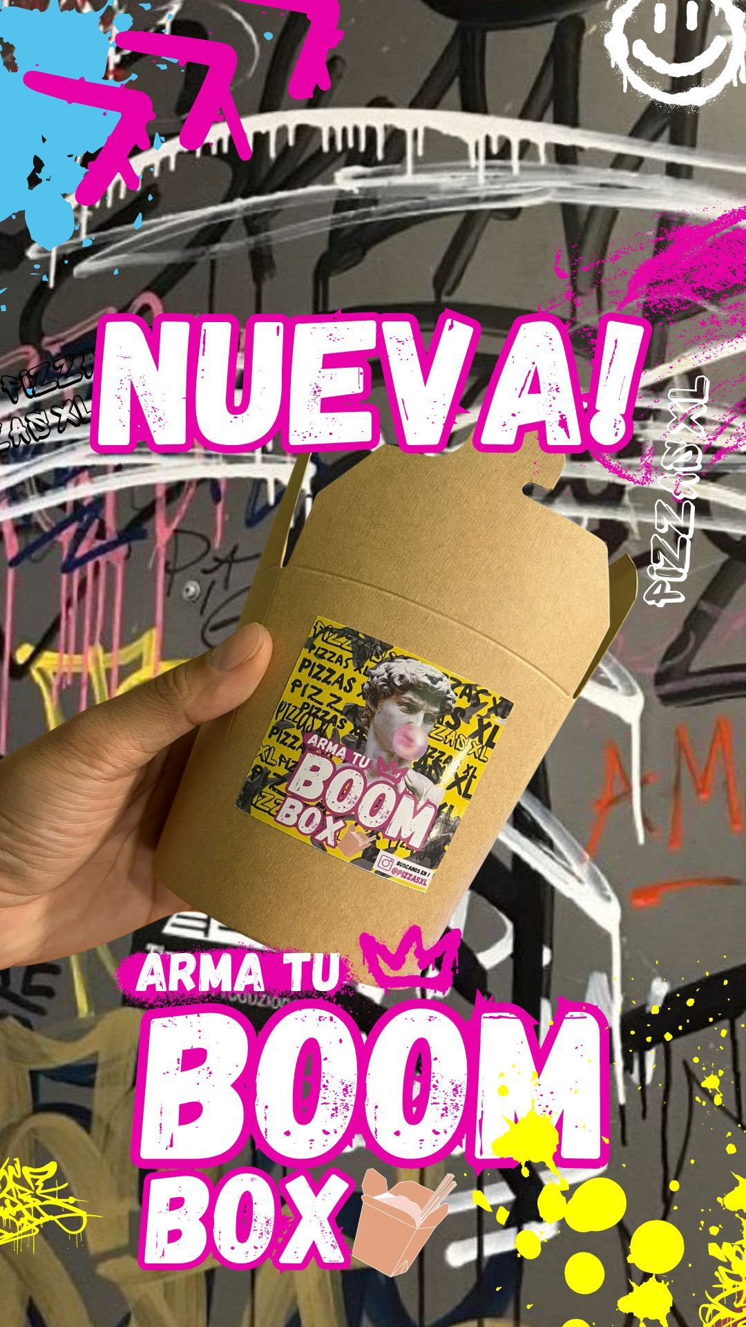 MUCHAS GRACIAS!! 🎉🎉🎉🎉
Por el apoyo a nuestro nuevo producto ,BOOM BOX !!! estamos muy feliiiices 😍😍🥡🥡
Acá algunos que logramos grabar ✨
Y a los que aún no la han probado los esperamos !!!
ELIGE TU BASE (arroz , papas fritas , lechuga ) + 1 PROTEÍNA + 2 INGREDIENTE Y 1 SALSA .
-
#almuerzo #colacion #papasfritas #estacioncentral #estacion #pizzasxl #usach #boombox #pizzeriaestacioncentral #promocion #usachita #arroz