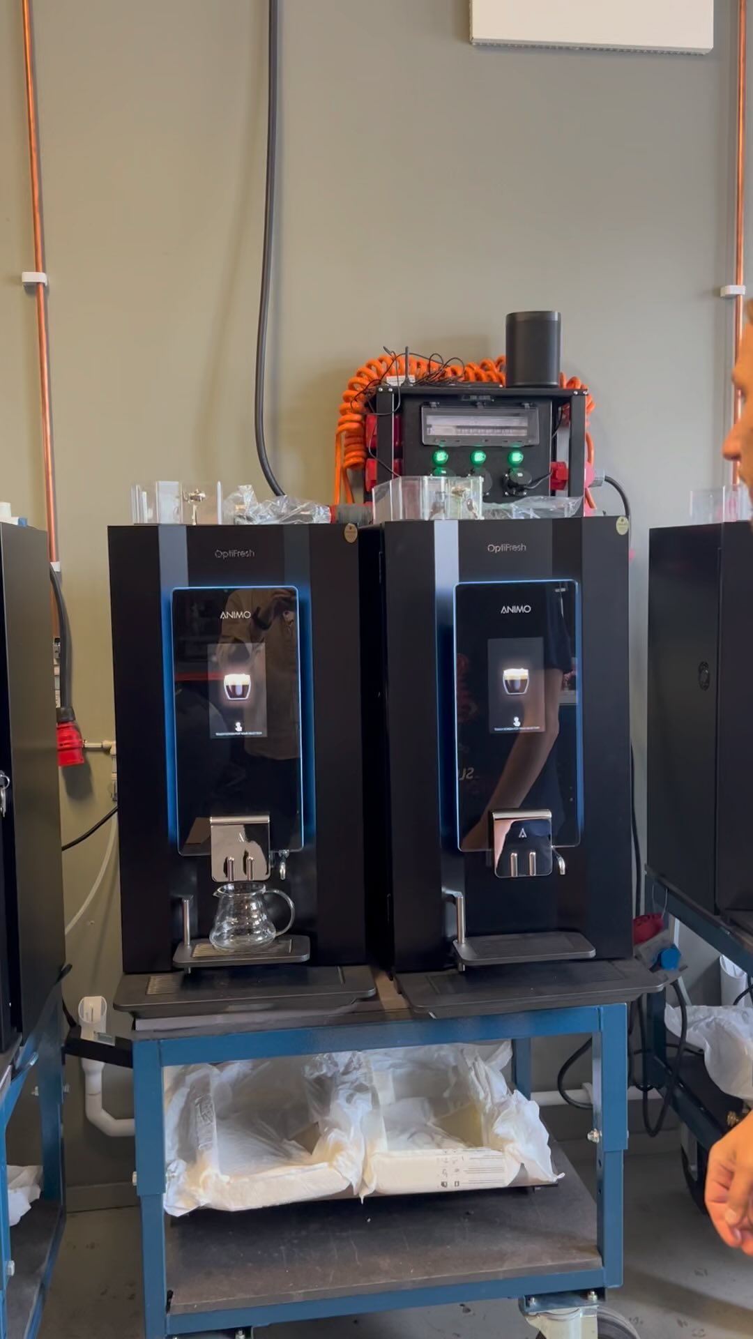 Ny barista på jobbet