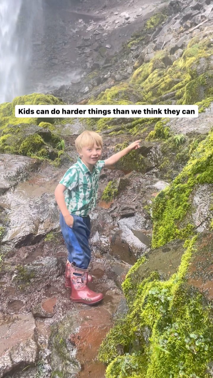 Let them do dangerous things carefully.
#wildandbarefootadventures #raisingcapablekids #riskplay #importanceofplay #adventure #getoutside #explore #wander #takerisks #curiouskids #homeschool #homeschoolkids #kidsclimbing #waterfall #behindawaterfall #tamanawasfalls #raisingkids #toughkids #strongkids #confidentkids #homeeducation #getoutside #letthemjump