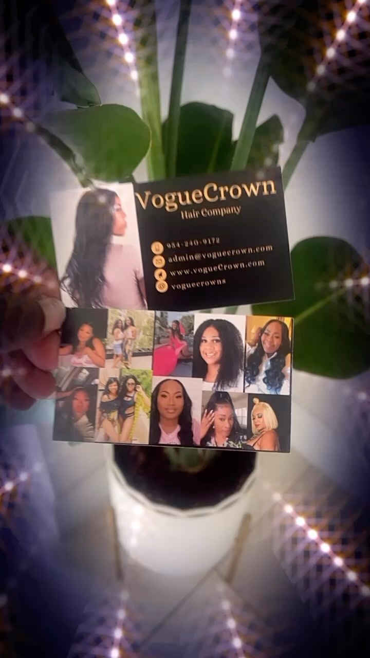 New Business card!
I am so enjoying this revamping of my Hair company.
Website will be opening shortly.
Sign up for notifications 📣: www.voguecrown.com