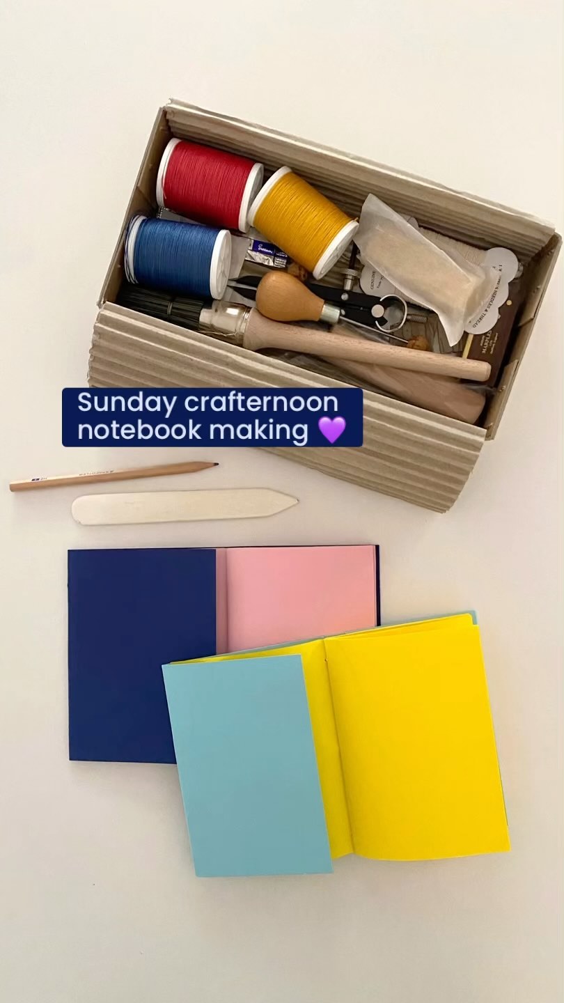 A rainy Sunday crafternoon project : making a couple of A6 notebooks. I’m more than a little obsessed with all things books - bookbinding, book making, book designing, paper, reading, libraries, letterpress printing - all of it! This booklet is perfect for beginners, the instructions are from the book ‘making books’ by the London centre for Book Arts. 📓📓📓
#handmadebooks #bookmaking #notebook #bookdesigner #bookillustrator #crafter #crafternoon #paper #author #bibliophile #books #australianbooks #papercrafts #bookbinding #bookbindingtools #oldtrades #traditionaltrades #lostskills #shoalhaven #southcoast #nsw