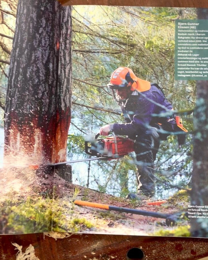 Sjekk ut siste utgave av @norskhusflid hvor de har en fin artikkel om oss. Bjørn-Gunnar snakker om ekte bærekraft og hvor viktig det er med kvalitet i alle ledd 🌲👏
