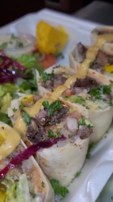 ✨ WRAPS ✨ Our most popular item on our menu, have you tried one yet?! #shawarma #wrap #kebab #chicken #chickenwrap