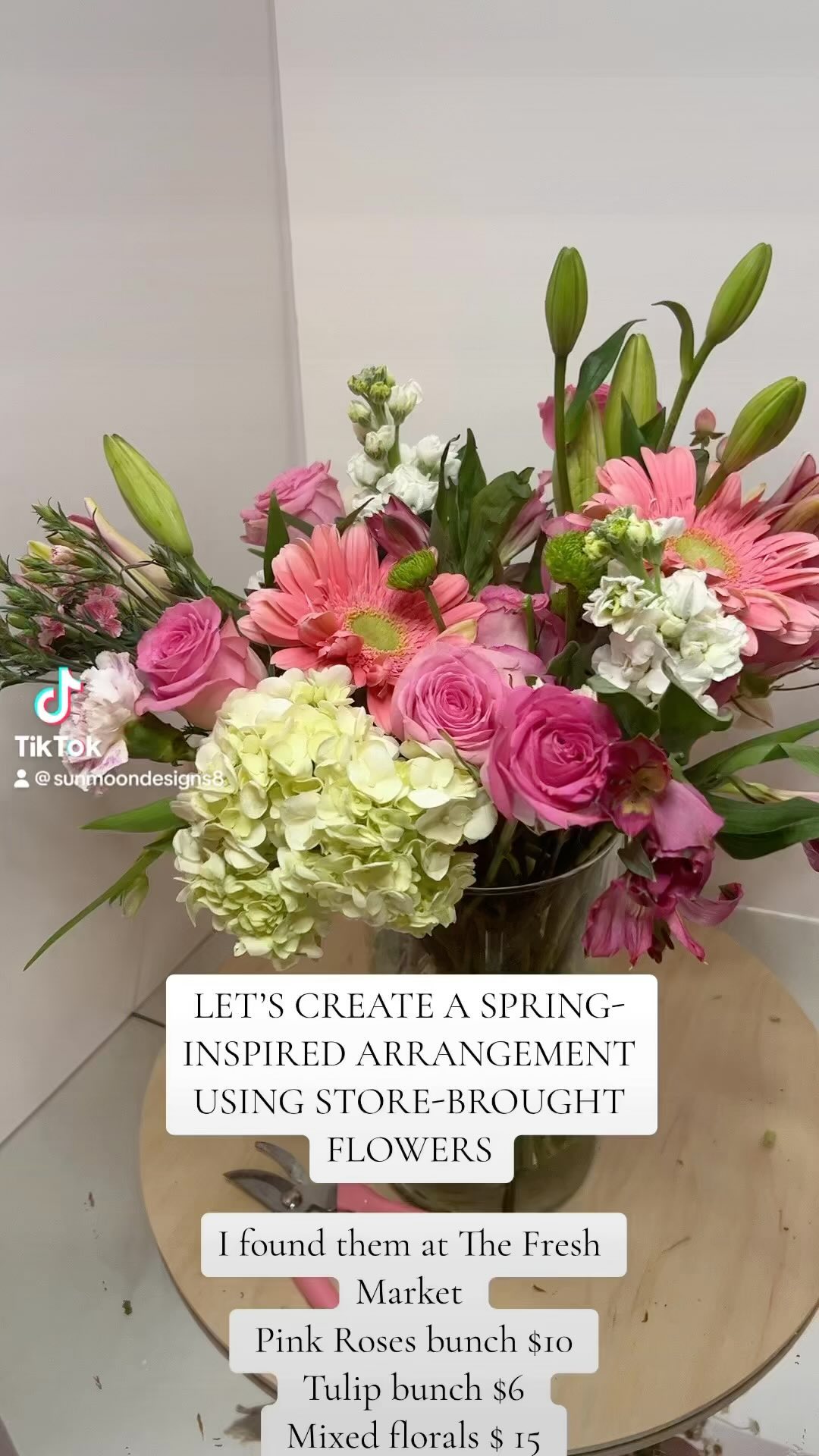 “Feeling inspired by the arrival of spring, I’ve decided to craft a beautiful arrangement using store-bought flowers. Stay tuned to see the vibrant colors and fresh blooms come together in this seasonal creation! 🌼🌸 #SpringFlowers #DIYArrangement” #diyhomedecor #floral
Disclaimer: I hereby declare that I do not own the rights to this music/song. All rights belong to the owner. No Copyright Infringement Intended.