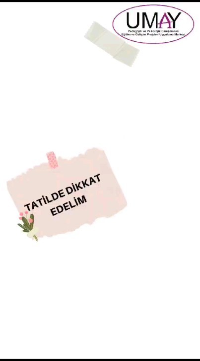 Tatil dönemleri var olan düzenlerin bozulabildiği dönemlerdir. Özellikle kısa tatillerde, bozulan düzenlerin eski şekline getirilmesi bazı çocuklar için sancılı olabilir. Bu nedenle uyku saatleri ve ekran kullanım sürelerine dikkat edilmeli, birlikte geçirilecek keyifli aktivitelere zaman ayrılmalı.
#psikolog #pedagog #maltepepsikolog #maltepepedagog #çocukpsikolojisi #çocukgelişimi #ruhsağlığı #annebabaçocuk #ailedanışmanlığı #ebeveyndanismanlik #çiftterapisi #yetişkinterapi #terapist #tatil #sömestr