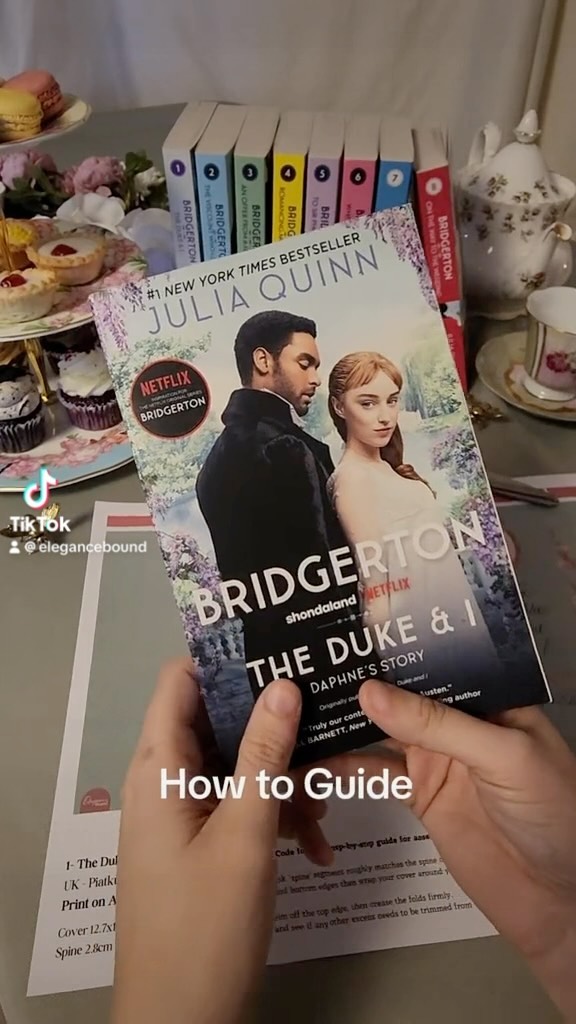 How to guide for our upcoming Bridgerton inspired dust jackets! These will be releasing later this week, so keep an eye on our socials for updates ❤️
#bridgerton #bookstagram #dustjackets #booksbooksbooks #bookshelf #pastels #regency