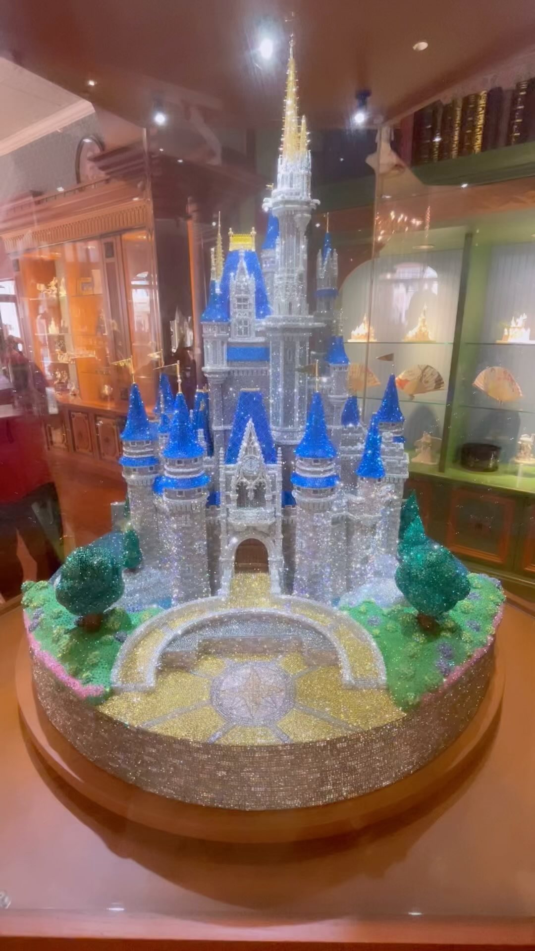 A Stunning #Swarovski Crystal-Encrusted Cinderella Castle…With an Equally Stunning Price Tag! 😳💰 #disney #waltdisneyworld #luxury #luxurylifestyle #itsonlymoney www.WDWithMe.com