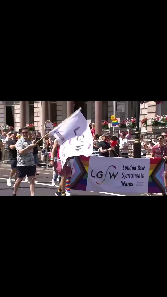 Pride in London, you were fabulous! Thank you to everyone that sang and danced along with us! 🏳️🌈🏳️⚧️
.
.
.
.
.
#prideinlondon #pride #londongaysymphonicwinds #lgsw #marchingband #gayband