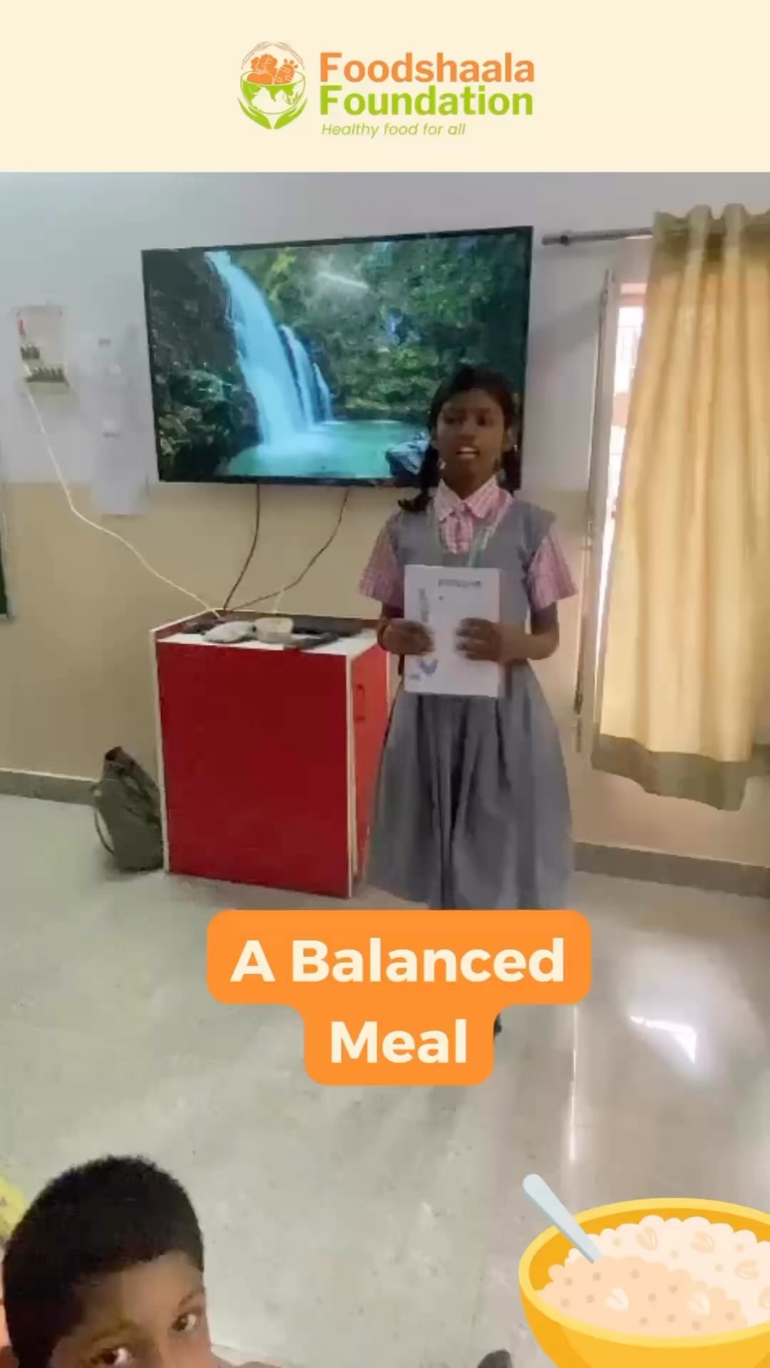 Fueling strong minds and bodies, one meal at a time!
In our Food Funda Program, we’re guiding children to make informed choices about their nutrition by teaching them the importance of a balanced meal. In this engaging activity, we encourage kids to combine different food items, ensuring they include the three essential macronutrients—carbohydrates, proteins, and healthy fats.
This time, one of our creative students designed a wholesome breakfast with daliya, milk, and ghee. Daliya offers carbohydrates for energy, milk provides protein for growth, and ghee adds healthy fats, supporting brain health and overall well-being. With this hands-on learning, she now understands the importance of a well-rounded meal and the role each macronutrient plays.
Through Food Funda, we’re nurturing a generation of children who will grow up with the knowledge and confidence to make healthier choices every day!
#Foodshaala #BalancedMeals #HealthyBreakfast #NutritionForKids #HealthyHabits #FoodFunda #EmpoweringKids #HealthyKidsHappyKids