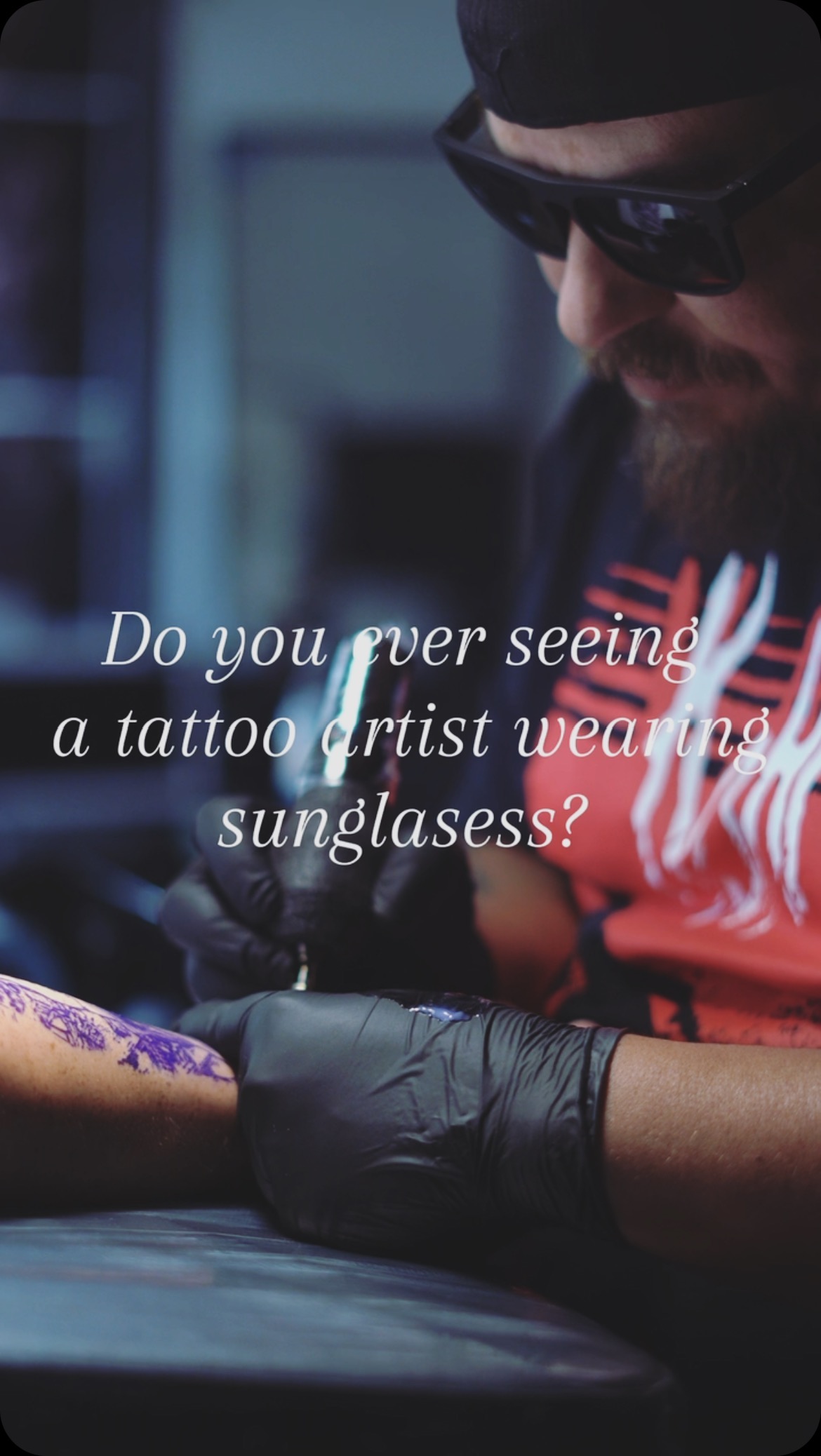 If you see us working with sunglasses doesn’t mean we can’t see what we are doing on your skin. Actually… we see way more like this.
And you are probably wondering how is this possible? The trick is more simple than you are thinking. This are polarized sunglasses, that combine with a polarized source of light can eliminate all the glare that the regular lights project on the skin, this way allow us to see the saturation in real time. Our commitment is to deliver tattoos that last and look as fresh as the first day. And this is possible thanks to this technique
Do you knew about this new technique that tattoo artist like us are integrating into their work process?
Let us know in the comments what u think.
We always available for booking.
Located in Tampa FL.