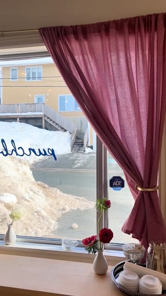 Little series of curtains I made for @punch.bowl !!!!!! Get to southside rd now for the dips of your dreams ☁️