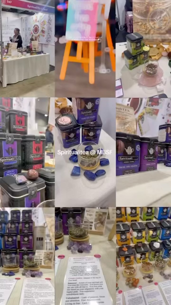 Last day of Mind Body Spirit Festival today. Come down for Tea and Tarot 10am till 6pm.
#mbs #melbourne #teaandtarot #tarot #tea #mindbodyfestival #chakratea #ritualtea
Thank you social media whiz @kelly_austin 🩵