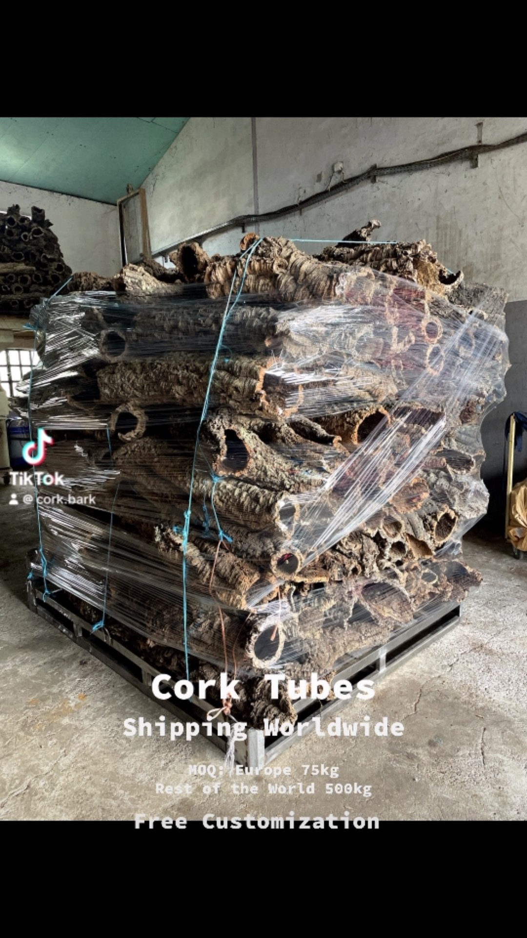 Cork Tubes
Tubes are not stripped from the tree, they were sawn from the tree and the wood inside was left to rot for many years and was punched out. They usually come from the upper tree branches, meaning that they tend to be smaller in diameter, sometimes curvier and with funky shapes, sometimes with holes that belong to ramifications (smaller branches). They also have a thin rough layer inside the tube that comes from the wood and makes them solid and resistant, yet less flexible.