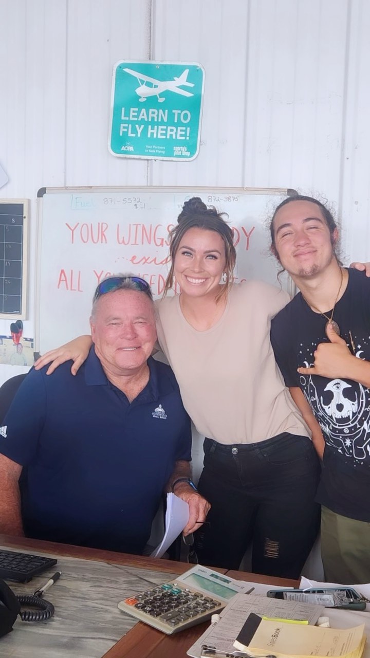 Shannon and her oldest son got their private pilots license through Maui Aviators, now her youngest did his first discovery flight with us! Mama bear is so happy! #mauiaviators #idratherbeflying #discoveryflight #makingpilotsoneflightatatime #familyofpilots