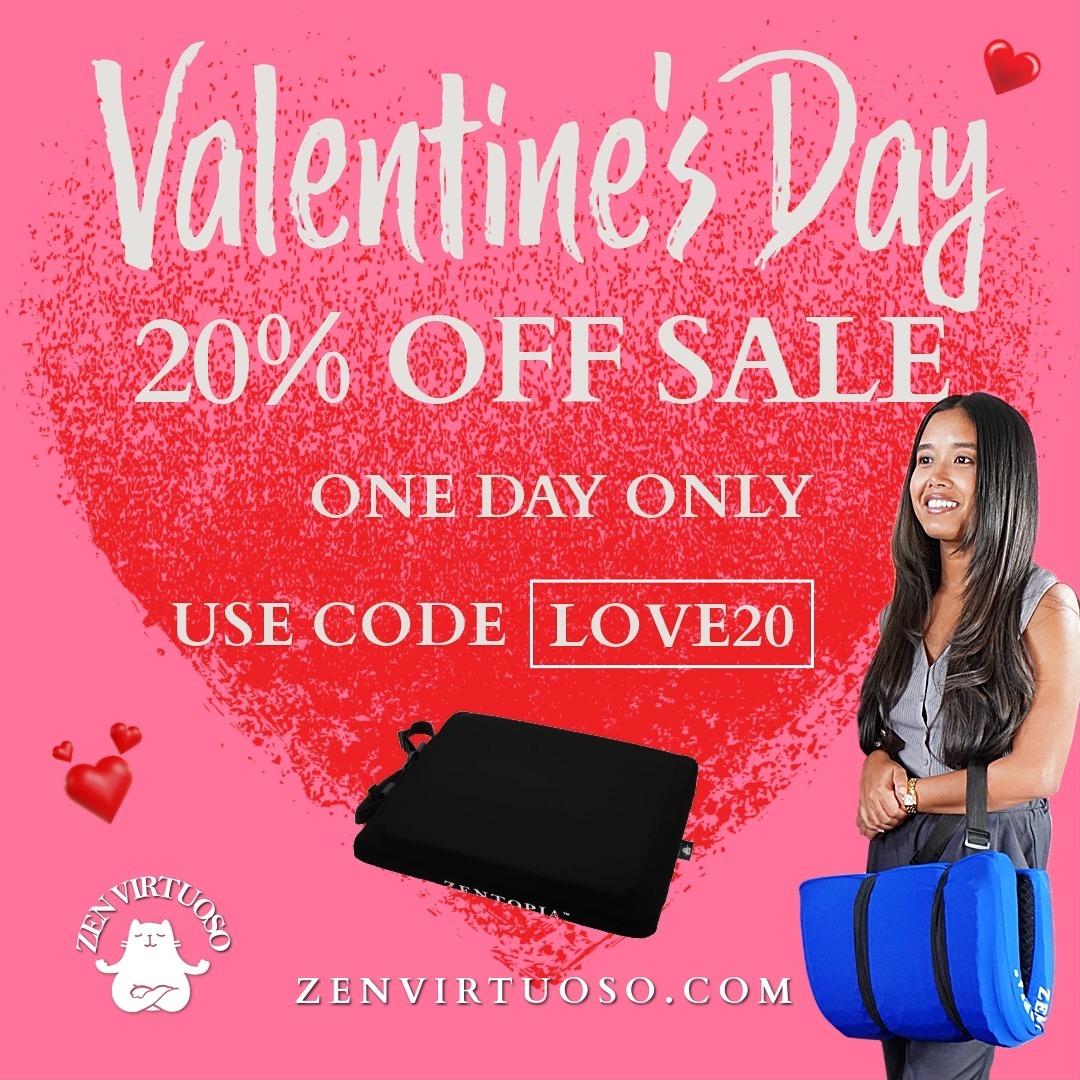 💖 Valentine’s Day is all about love—so why not show your tush some love too? 💖
Whether you're treating yourself or surprising someone special, a cozy seat cushion is the perfect way to say, "I care about your comfort!"
👉 Link in bio!
📅 Don’t wait—this sale disappears after today!
#ValentinesDay #zentopiacushion #zenvirtuoso #backpain