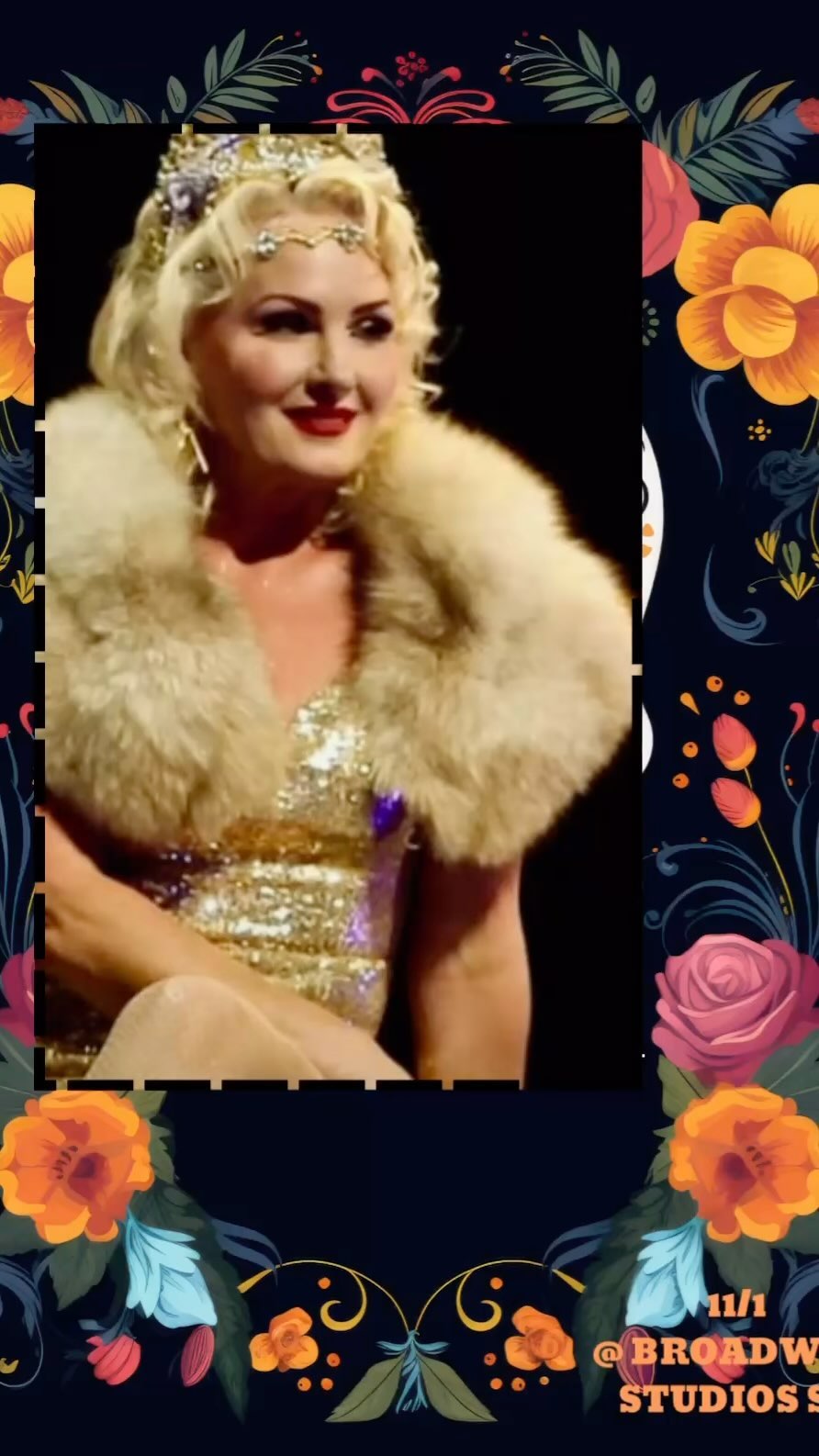 Let me introduce you our GOLDEN GODDESS @humboldtheather She will take us through the path of the Underworld in our Dia De Los Muertos Cabaret show, helping the Golden Boy during his crazy adventures on stage. We are a week away and 79% sold so get tickets this weekend with a special 10% Off. GET TICKETS ON BIO #show #cabaret #ig #diadelosmuertos #dayofthedead #1111