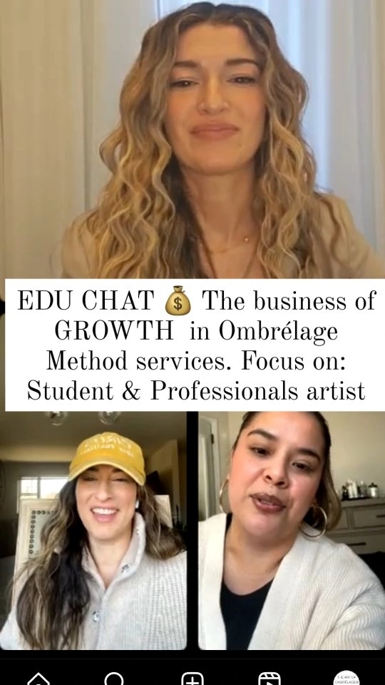 EDU CHAT 💰 The business GROWTH of Ombrélage methods & services. Focus on Student & Professional artist
Sign up @theombrelageacademy
& take advantage of our class offers use code INSTAGRAM for 50%off LINK IN BIO @theartofombrelage
See you soon‼️