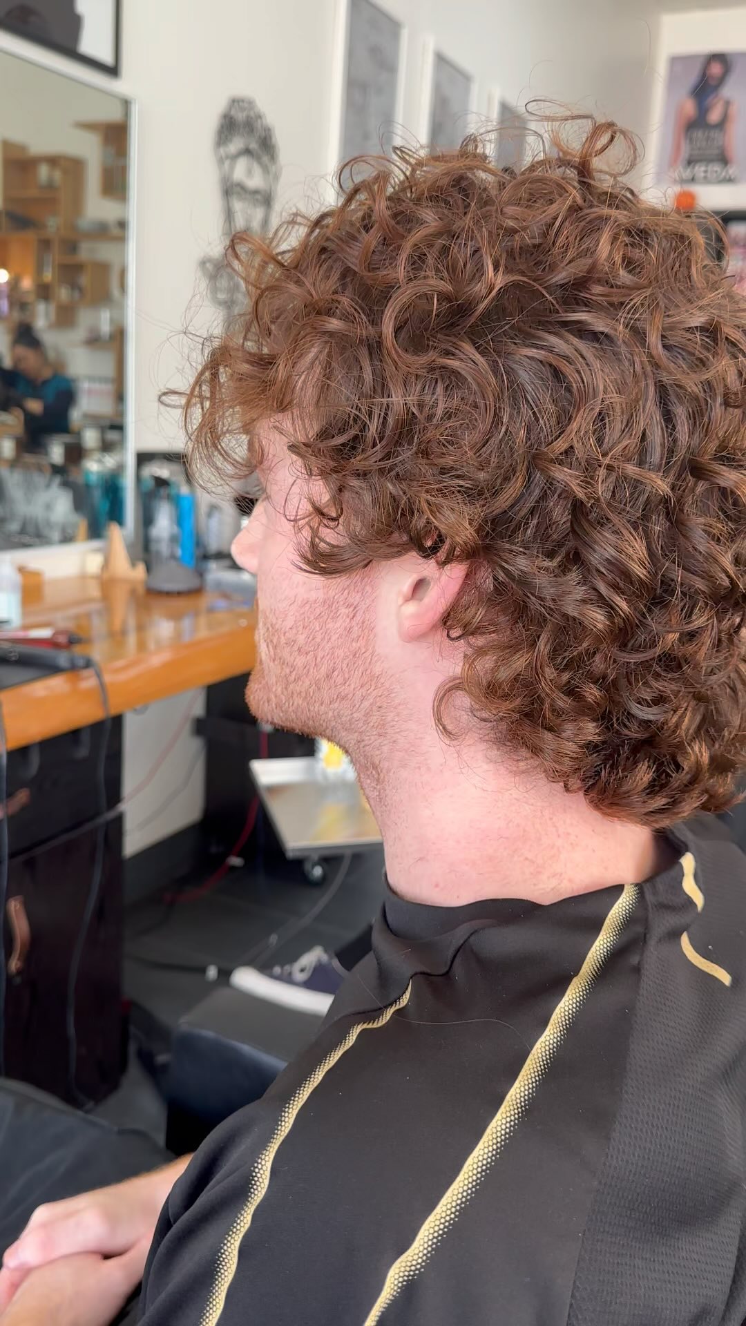 @scissorsxshear_fun Making some #curlyhair magic!