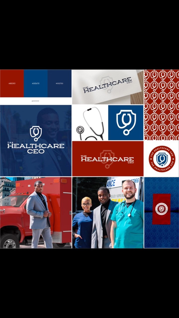 First look at the brand identity for @thehealthcareceo_ 🚑🚨