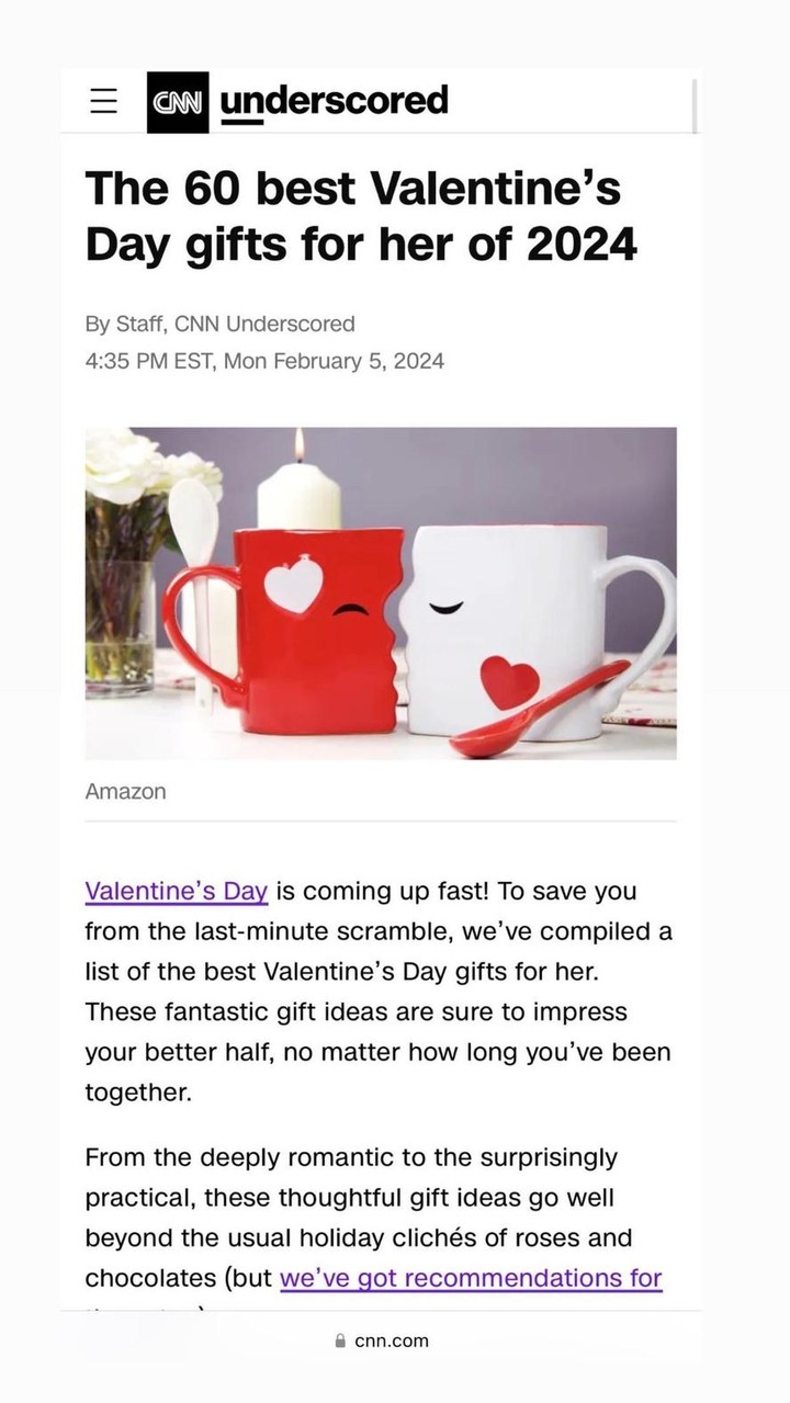 The Mercer bag is featured in @cnnunderscored’s best Valentine’s Day gifts for her❣️
It’s not too late to shop in time for V-day since we’re available on Amazon Prime for super fast shipping!